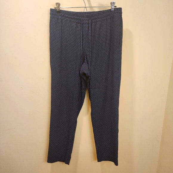 Talbots Women's Drawnstring Casual Navy and white pants size Sp - Picture 1 of 13